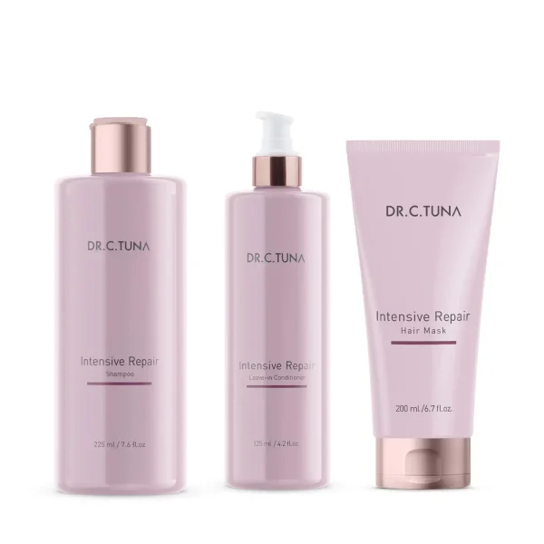 set-intensive-repair-farmasi-dr-c-tuna-550ml Set Intensive Repair Farmasi Dr. C. Tuna para cabello dañado