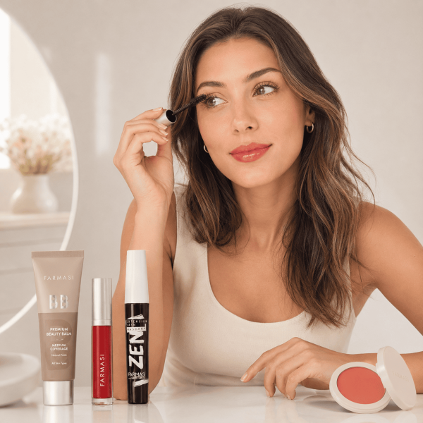 Set Maquillaje Glam Farmasi | Look Completo para Ojos, Rostro y Labios